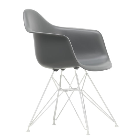 Cadeira de Braços em Plástico Eames DAR / Base Branca